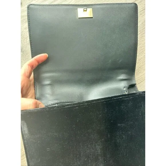 Kate Spade Watson Lane Marci Black velvet like material